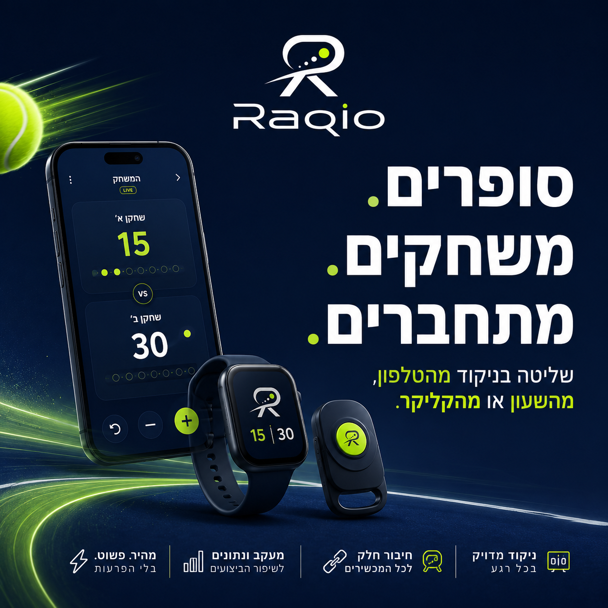 Raqio — סופרים. משחקים. מתחברים.